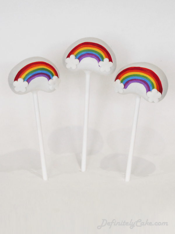 Rainbow Cake Pops - Princess Pinky Girl